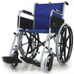 FOLDING WHEEL CHAIR WITH FIXED LEGREST