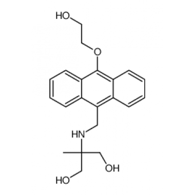 2-[[10-(2-hydroxyethoxy)anthracen-9-yl]methylamino]-2-methylpropane-1,3-diol