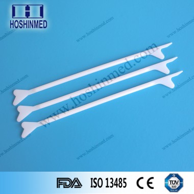 Disposable plastic cervical spatula/scraper