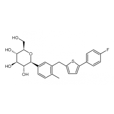 (1S)-1,5-anhydro-1-[3-[[5-(4-fluorophenyl)-2-thienyl]methyl]-4 -methylphenyl]-D-glucitol
