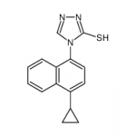 4-(4-cyclopropylnaphthalen-1-yl)-4H-1,2,4-triazole-3-thiol