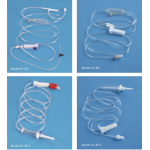 Disposable aseptic infusion sets with needle