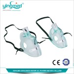 Medical disposable nebulizer mask with tubing and nebulizer cans