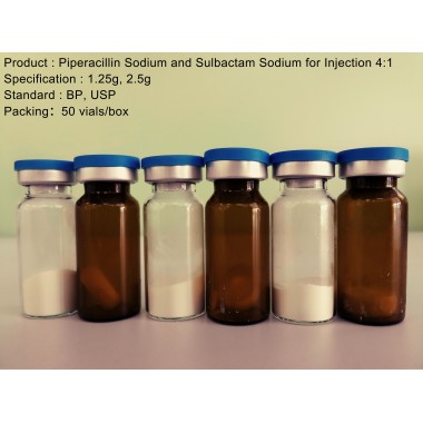 Piperacillin and Sulbactam for Injection