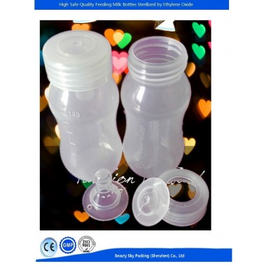 Plastic feeding bottle