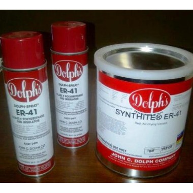 SYNTHITE ER-44 red spray insulating varnish
