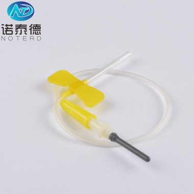 Medical blood collection test safety vacutainer butterfly needle 22G 23G 27G manufacturer