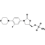 (R)-[3-(3-Fluoro-4-morpholinophenyl)-2-oxo-5-oxazolidinyl]methyl methanesulfonate