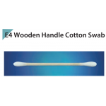 E4 Wooden Handle Cotton Swab