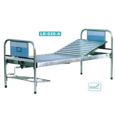 Stainless steel aluminium-plastic panel bedside single-shaking bed
