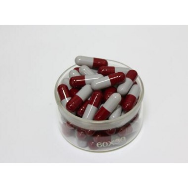 Separated and Full Avaliable Size 0 Dark Red Gelatin Empty Capsules FDA Certificatied