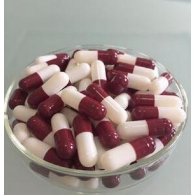Separated and Full Avaliable Size 2 Red White Color Gelatin Empty Capsules FDA Certificatied