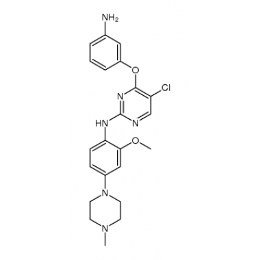 4-(3-aminophenoxy)-5-chloro-N-(2-methoxy-4-(4-methylpiperazin-1-yl)phenyl)pyrimidin-2-amine