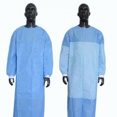 Sterile disposable non woven surgical gown