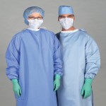 Standard Disposable Spunlace Surgical Gowns/Reinforced hospital Operating Theatre Gown/medical Uniform