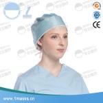 Hot sale disposable surgical nonwoven medical cap with tie