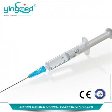 Medical disposable syrings with needle