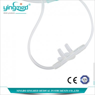 Medical disposable types of colored oxygen nasal cannula