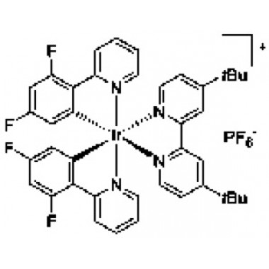 [2,2'-bis (4-tert-butylpyridine)] bis [2- (2,4-difluorophenyl) pyridine] iridium (III) hexafluorophosphate