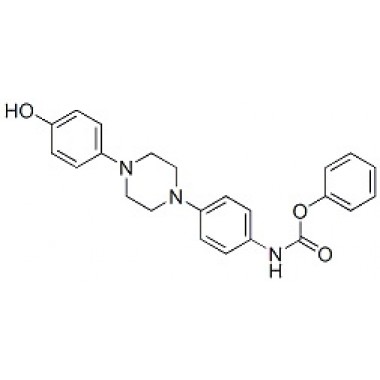 phenyl n-[4-[4-(4-hydroxyphenyl)piperazin-1-yl]phenyl]carbamate