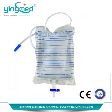 Disposable 2000ml portable adult urine collection bag