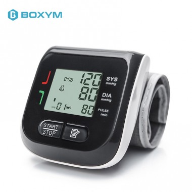 BOXYM Wrist Blood Pressure Monitor Digital LCD Use for Hospital Home Medical Device B-BPW2