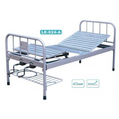 Tube tube double-shaking bed with steel lathing surface