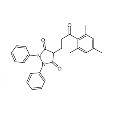 4-[3-oxo-3-(2,4,6-trimethylphenyl)propyl]-1,2-diphenylpyrazolidine-3,5-dione