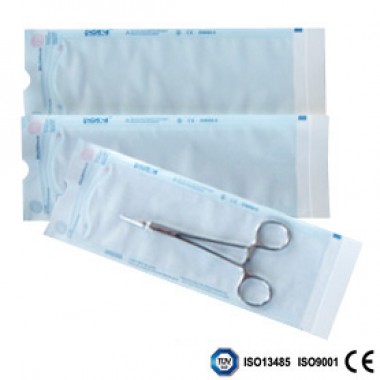 Self sealing sterilization pouches