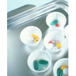 Disposable paper pills cups for Hospital -1oz , 0.75 oz ,sleeves of 20