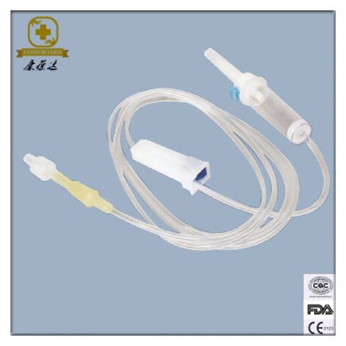 iso ce medical disposable iv infusion set with drip champer