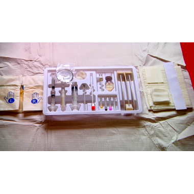 The New-Designed disposable puncture set for combined spinal-epidural anesthesia-orbital united anesthesia kit AS-E/S