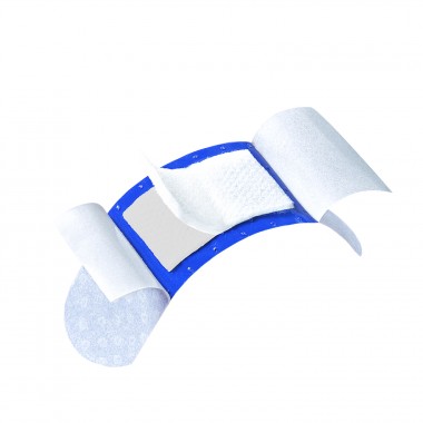 Blue, Metal Detectable First Aid Plasters - Adhesive Bandage