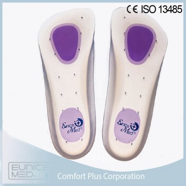 Silicone insoles 3/4 length