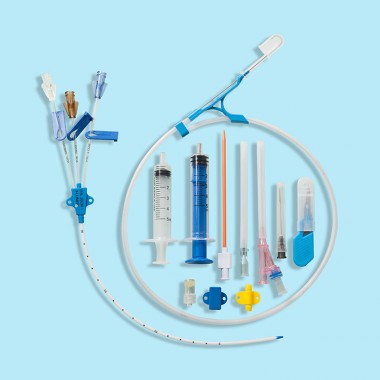 Disposableable Triple Lumen CVC Catheter Kit