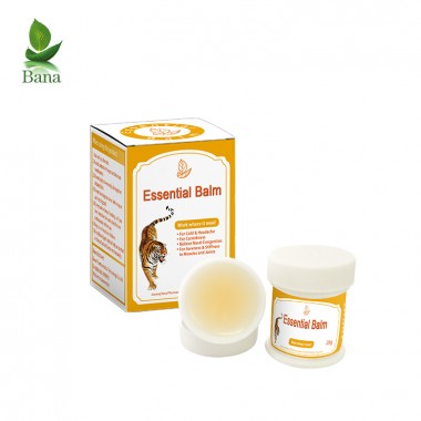 28g Medical Herbal White Yellow Plastic Bottle Thai Massage Tiger Balm