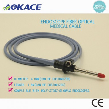Endoscopic Fiber Optical Cable/ Medical Cable Storz Wolf Compatible / Endoscopic Fiber Guide Optic Cable For Light Source