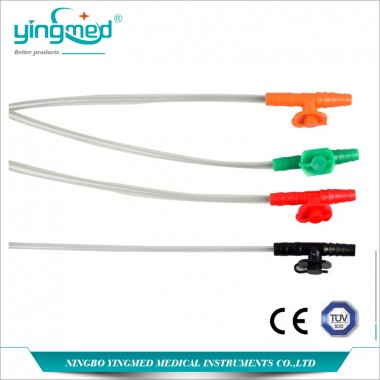 CE&ISO approved medical disposable closed suction catheter colour codes