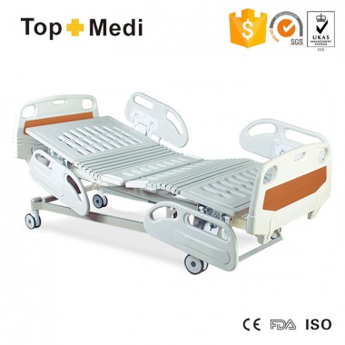 Five functions Steel Hospital electric Bed with Centrol Control Lock