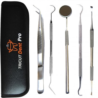 Dentist Prepared Tools Kit | Dental Pick Dental Floss Gum Floss Threaders Toothpicks Dental Hygiene Kit Set Dental Instruments