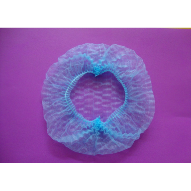 Disposable Non-Woven Hair Net Cap, Mob cap Elastic Free Size