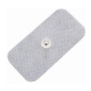 Hospital use disposable self-adhesive button-type electrode