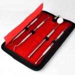 4Pcs/lot Oral Care Dental Instruments Teeth Scraper Waxing Carving Kit with Small Bag Teeth Whitening Clean Dental Tool