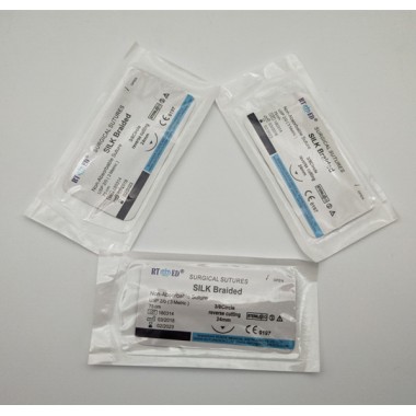 Non-absorbable Black Braided Silk Suture