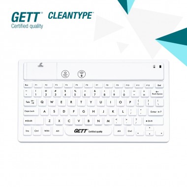 CLEANTYPE WAVE COMPACT KSI-B10030 New facelifted washable Bluetooth Mini Keyboard with magnet