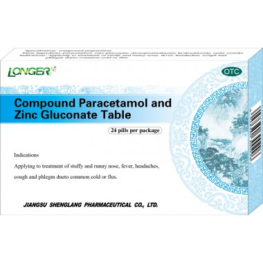 Compound Paracetamol and Zinc Gluconate Tablet