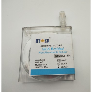 RTMED chinese surgical sterile Absorbable Chromic Catgut Suture Cassette(6m one joints)