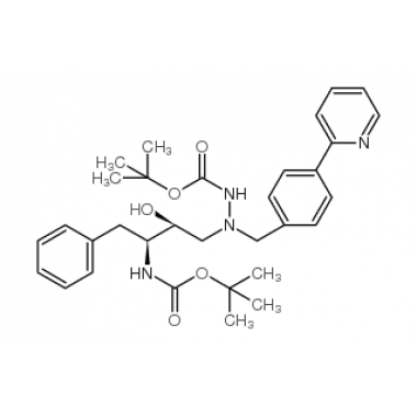 1-[4-(Pyridin-2-yl) phenyl]-5(S)-2,5-bis [(tert-butyloxycarbonyl)amino]-4(S)-hydroxyl-6-phenyl-2-azahexane