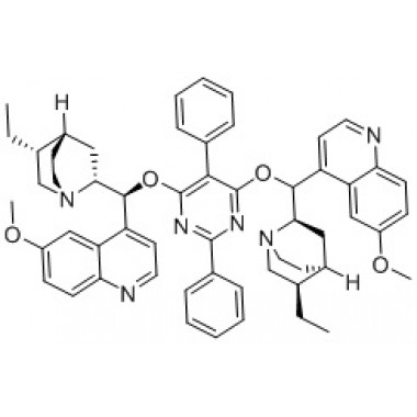 (DHQD)2PYR; Hydroquinidine-2,5-diphenyl-4,6-pyrimidinediyl Diether  CAS No. 149725-81-5