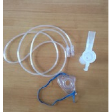 medical disposable pediatric nebulizer mask set with cup and tube